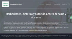 Desktop Screenshot of herboristeria-leizuri.com