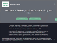 Tablet Screenshot of herboristeria-leizuri.com